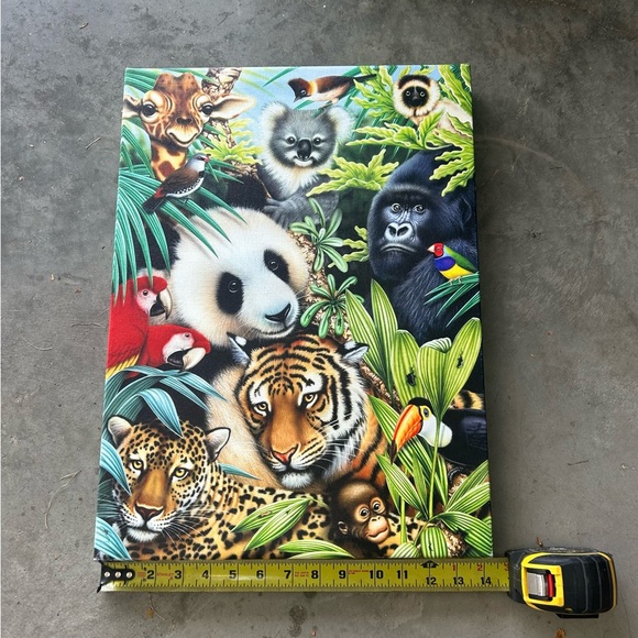 Vibrant Animal Art Canvas - Picture 2 of 5